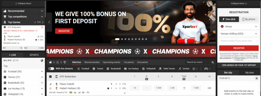 Confirming Your registration Xparibet