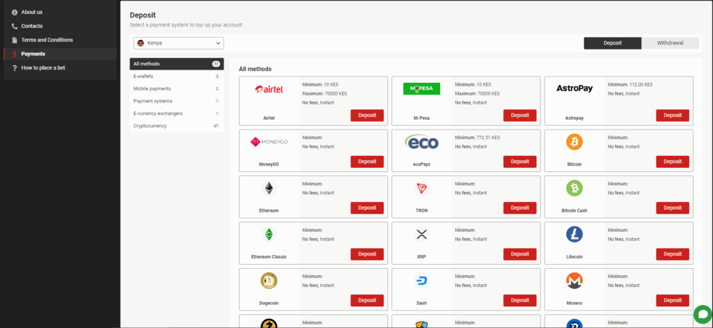Money Transactions: Deposits and Withdrawals on Xparibet